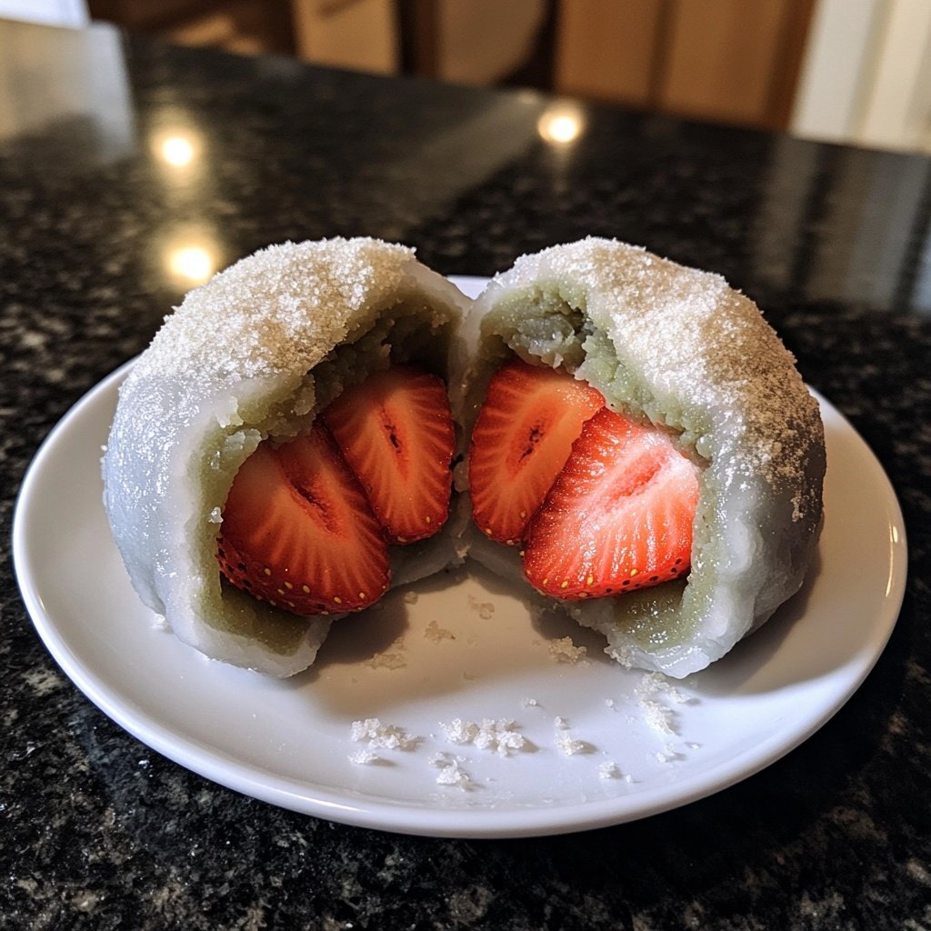 Erdbeer-Mochi